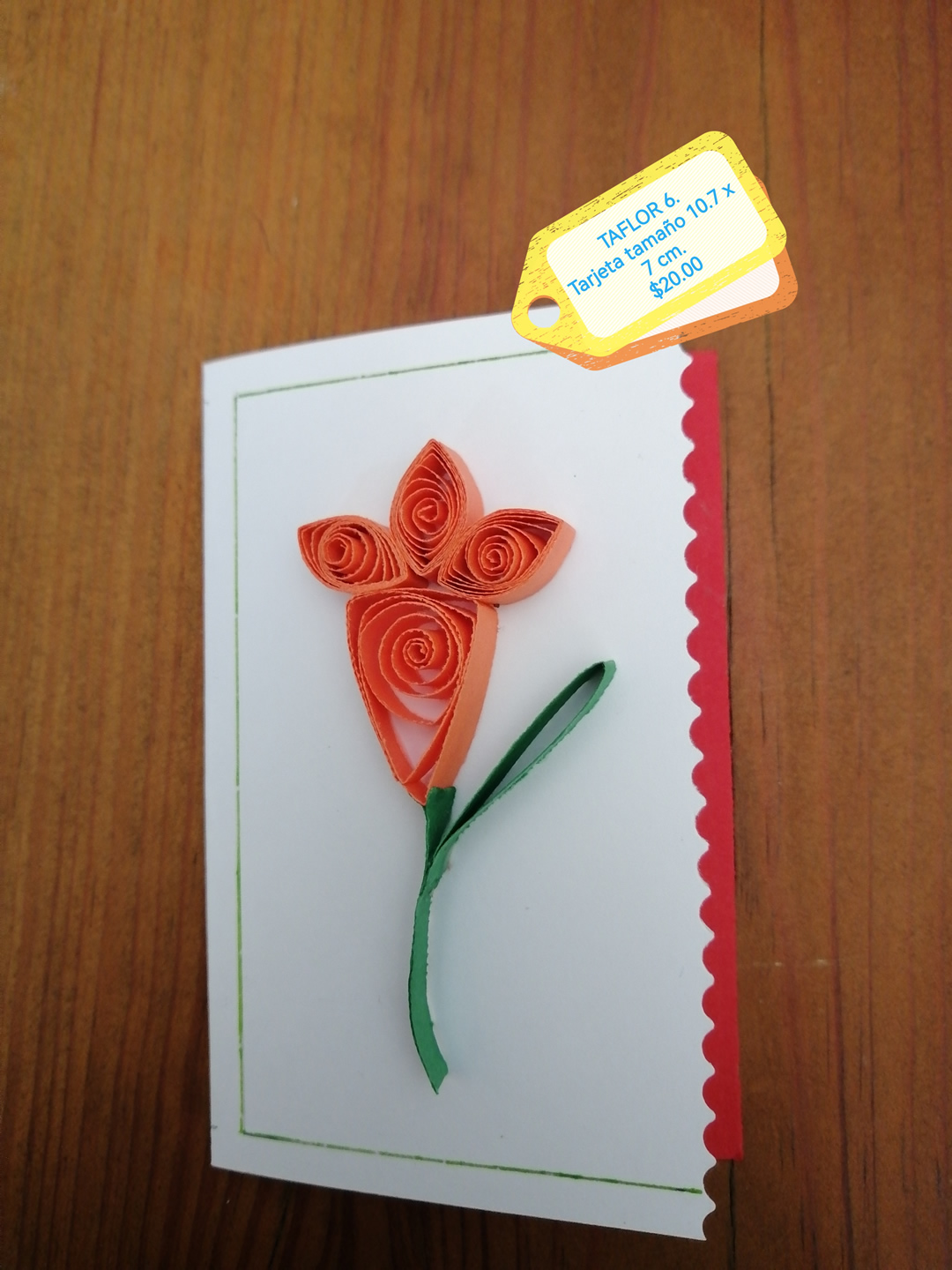 Tarjeta de flores